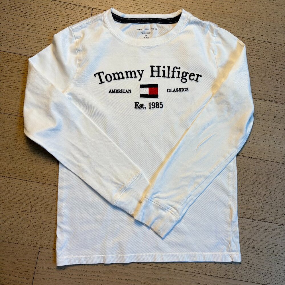 Kids Tommy Hilfiger Long Sleeve T-Shirt - size 8-10